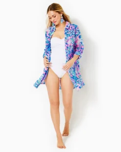 Natalie Shirtdress Cover-Up 6 Natalie Shirtdress Cover-Up -Lilly Pulitzer Shop 001237 bluetangsittingseaside a3 sf
