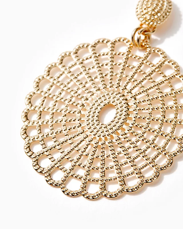 Lilly Lace Statement Earrings 2 Lilly Lace Statement Earrings - Image 2