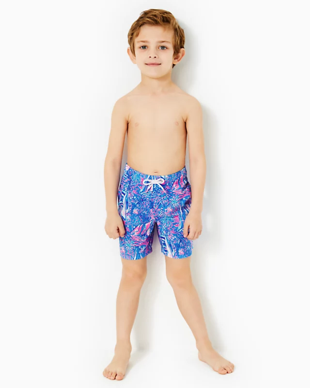 Boys Junior Capri Swim Trunks 2 Boys Junior Capri Swim Trunks - Image 2