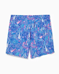 Mens 6" Capri Swim Trunks