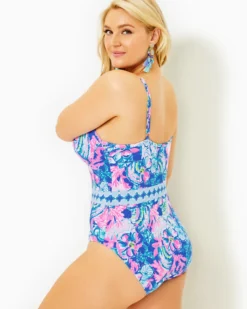 Palma One-Piece Swimsuit -Lilly Pulitzer Shop 004399 bluetangsittingseaside a4 sf