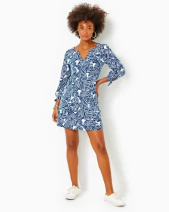 Cath Dress -Lilly Pulitzer Shop 006076 aegeannavybeachpath a3 sf