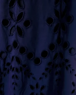 Amrita Eyelet Midi Dress -Lilly Pulitzer Shop 007724 truenavysoireeeyelet a4 sf