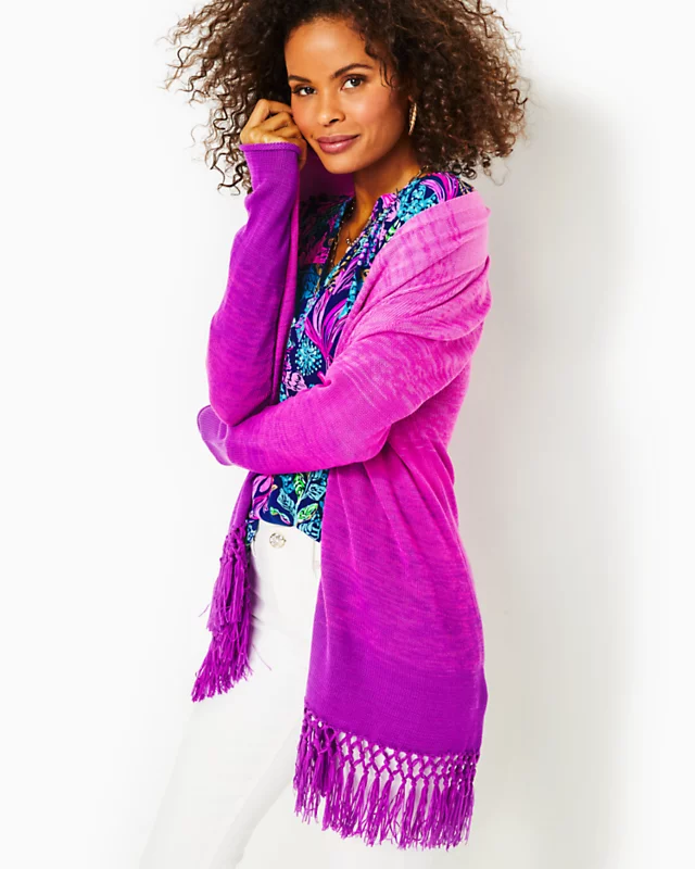 Tatum Ombre Fringe Cardigan 2 Tatum Ombre Fringe Cardigan - Image 2