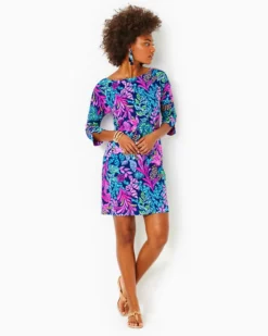 UPF 50+ ChillyLilly Braedyn Dress -Lilly Pulitzer Shop 008514 aegeannavycalypsocoast a3 sf