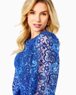 Georgi Lace Dress -Lilly Pulitzer Shop 008769 bocabluetwotonecarnivallace a3 sf
