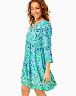 Lilly Pulitzer Shop -Lilly Pulitzer Shop 009079 frenchiebluemosaicshellsengineereddress a2 sf