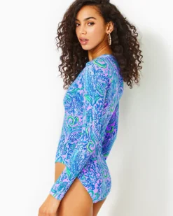 Lilly Pulitzer Shop 21 Randee Rashguard One-Piece Swimsuit