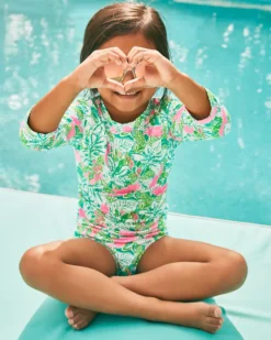 UPF 50+ Girls Bobby Rashguard Set -Lilly Pulitzer Shop 009829 botanicalgreenjustwingit campaigntest sf
