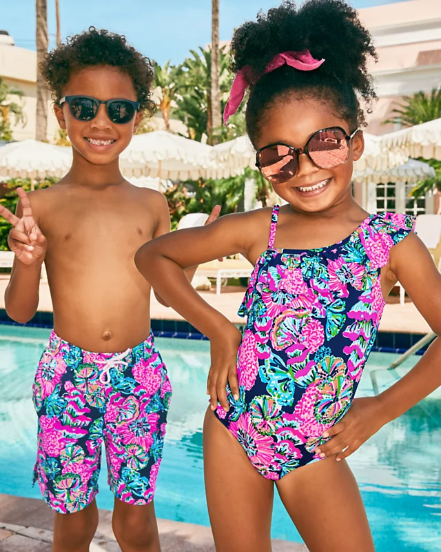UPF 50+ Girls Mini Zita Swimsuit 4 UPF 50+ Girls Mini Zita Swimsuit - Image 4