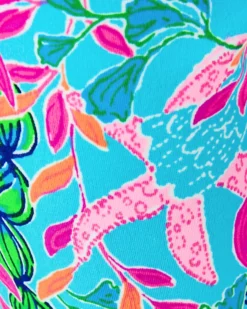 UPF 50+ Luxletic Girls Mini Weekender Legging -Lilly Pulitzer Shop 011722 multiseaweedsamba a6 sf