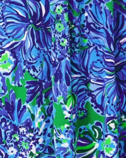 Addison Elbow Sleeve Maxi Dress 13 Addison Elbow Sleeve Maxi Dress -Lilly Pulitzer Shop 012042 abacoblueinturtleaweengineeredmaxidress a7 sf