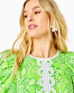 Alyce Elbow Sleeve Stretch Cotton Shift 10 Alyce Elbow Sleeve Stretch Cotton Shift -Lilly Pulitzer Shop 012216 limeadeitsaspringthing a3 sf