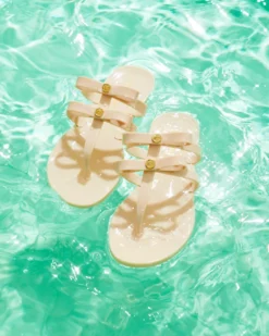 Harlow Jelly Sandal -Lilly Pulitzer Shop 012573 nude campaigntest sf