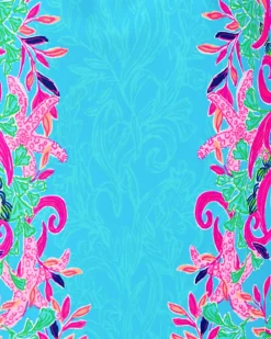 UPF 50+ Carabella Chillylilly Midi Dress -Lilly Pulitzer Shop 012687 multiseaweedsambaengineeredchillylilly a8 sf
