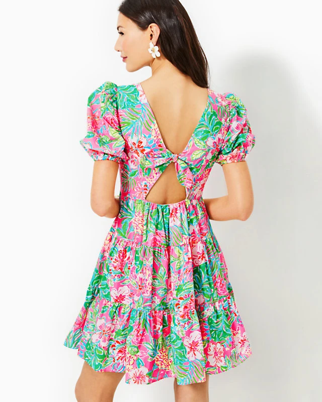 Nalani Short Sleeve Cotton Dress 1 Nalani Short Sleeve Cotton Dress