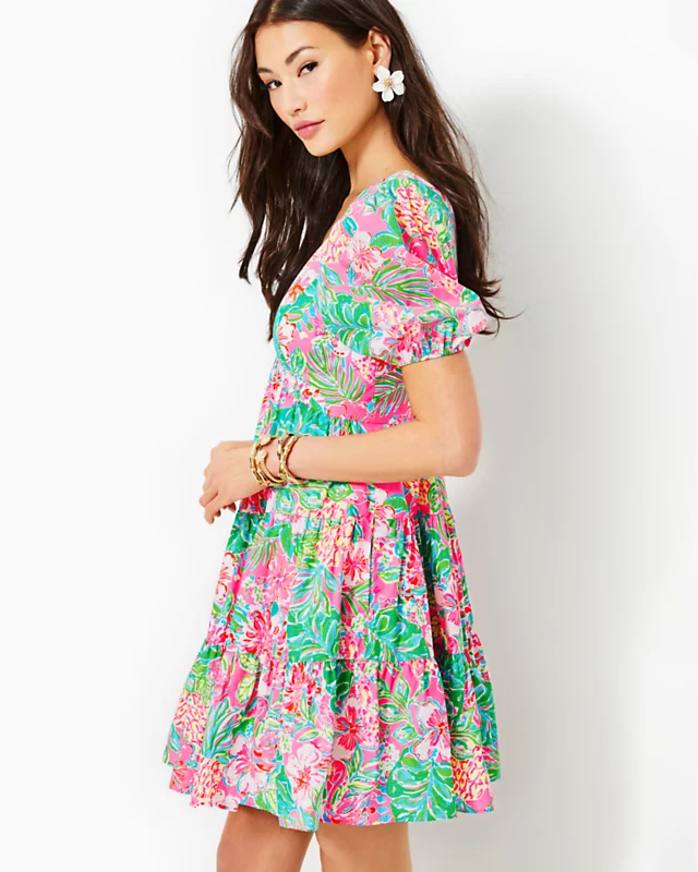 Nalani Short Sleeve Cotton Dress 2 Nalani Short Sleeve Cotton Dress - Image 2