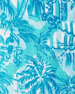 Kylanne Elbow Sleeve Linen Dress -Lilly Pulitzer Shop 012789 amalfibluesunnystateofmind a4 sf