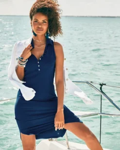 Reema Sleeveless Polo Dress 14 Reema Sleeveless Polo Dress -Lilly Pulitzer Shop 012803 aegeannavy campaigntest sf