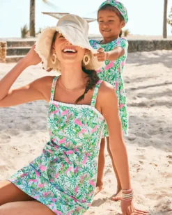 Kensington Stretch Cotton Dress -Lilly Pulitzer Shop 012939 botanicalgreenjustwingit campaigntest sf