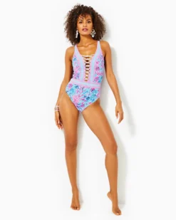 Caseylee Lattice One-Piece Swimsuit -Lilly Pulitzer Shop 012987 celestialblueseekandseaengineeredonepiece a3 sf