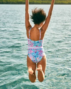 Caseylee Lattice One-Piece Swimsuit -Lilly Pulitzer Shop 012987 celestialblueseekandseaengineeredonepiece a7 sf