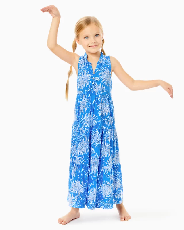 Girls Mini Malone Maxi Dress 2 Girls Mini Malone Maxi Dress - Image 2