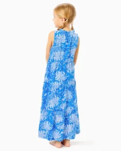 Girls Mini Malone Maxi Dress 7 Girls Mini Malone Maxi Dress -Lilly Pulitzer Shop 013149 bocabluecrocandlockit a3 sf