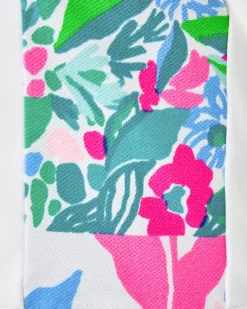 UPF 50+ Luxletic Girls Mini Mixed Doubles Dress -Lilly Pulitzer Shop 013171 resortwhite a7 sf