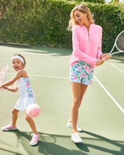 UPF 50+ Luxletic Girls Mini Mixed Doubles Dress -Lilly Pulitzer Shop 013171 resortwhite campaigntest sf