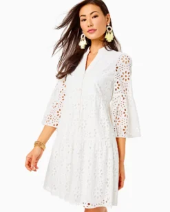 Hazelanne Dress -Lilly Pulitzer Shop 013214 resortwhitefunflowereyelet a3 sf