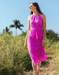 Bingham Lace Midi Dress -Lilly Pulitzer Shop 013217 wildfuchsiascallopedshelllace campaigntest sf