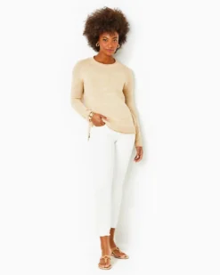 Bayport Cotton Crew Sweater -Lilly Pulitzer Shop 013290 sandbarmarl a3 sf