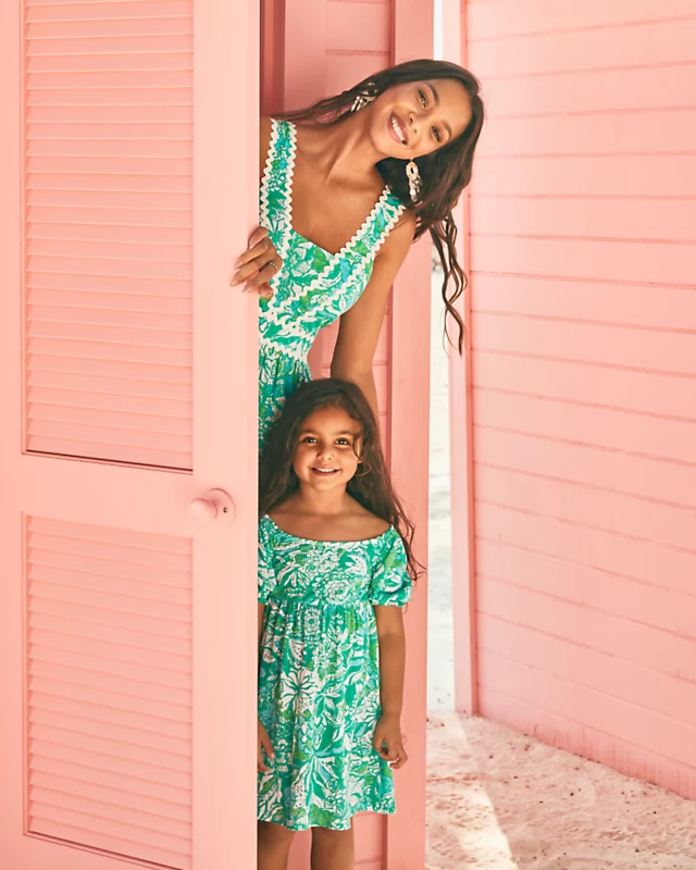 Girls Mini Delaney Dress 4 Girls Mini Delaney Dress - Image 4