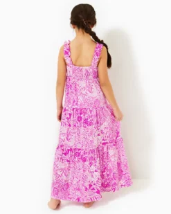 Girls Mini Hadly Maxi Dress -Lilly Pulitzer Shop 013313 wildfuchsiaswiperight a3 sf