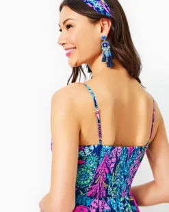 Joellane Tiered Maxi Dress -Lilly Pulitzer Shop 013539 aegeannavycalypsocoast a4 sf