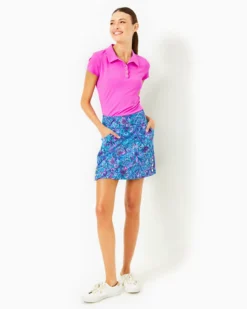 UPF 50+ Luxletic Monica Side Snap Skort -Lilly Pulitzer Shop 013543 breakwaterblueshellsnbellsgolf a3 sf