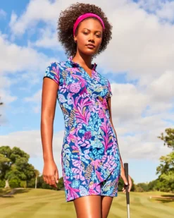 UPF 50+ Luxletic Caicos Dress -Lilly Pulitzer Shop 013545 aegeannavycalypsocoast campaigntest sf