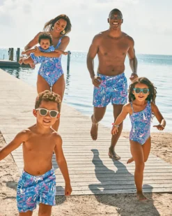 UPF 50+ Girls Tiara Swimsuit 10 UPF 50+ Girls Tiara Swimsuit -Lilly Pulitzer Shop 013670 bocablueitsasailabration a5 sf