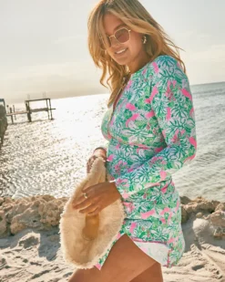 Nayte Rashguard Swim Top -Lilly Pulitzer Shop 013673 botanicalgreenjustwingit campaigntest sf