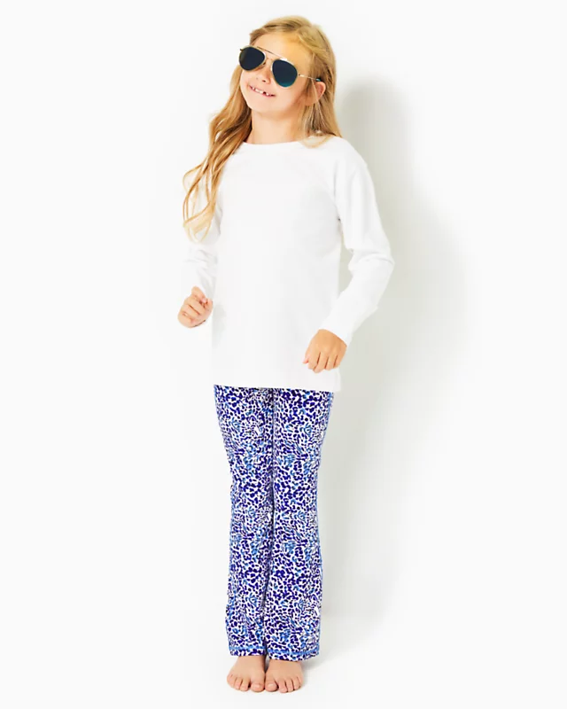 UPF 50+ Luxletic Girls Mini Carpe Vita Flare Legging 2 UPF 50+ Luxletic Girls Mini Carpe Vita Flare Legging - Image 2