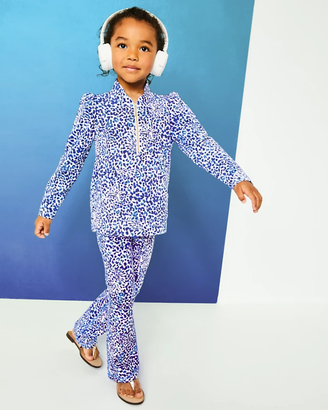 UPF 50+ Luxletic Girls Mini Carpe Vita Flare Legging 4 UPF 50+ Luxletic Girls Mini Carpe Vita Flare Legging - Image 4