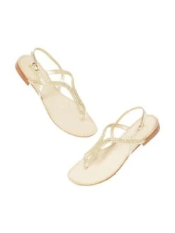Lilly Pulitzer Delray Sandal -Lilly Pulitzer Shop 24628 962goldmetallicalt2