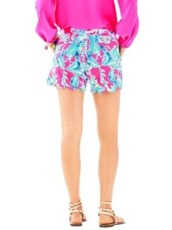 Lilly Pulitzer 5 Inch Buttercup Stretch Twill Short -Lilly Pulitzer Shop 27896 635razberrylobstersinlovalt2