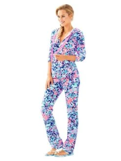 Lilly Pulitzer Larina Velour Zip Up Hoodie -Lilly Pulitzer Shop 28638 999multicabanacocktailalt1