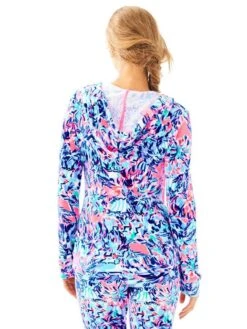 Lilly Pulitzer Larina Velour Zip Up Hoodie -Lilly Pulitzer Shop 28638 999multicabanacocktailalt2