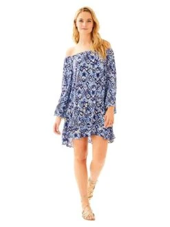 Lilly Pulitzer Delaney Tunic Dress -Lilly Pulitzer Shop 28643 515beckonblueohmycodalt1