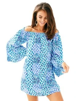 Lilly Pulitzer Nevie Off The Shoulder Dress