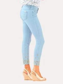 Lilly Pulitzer Women's South Ocean Skinny Crop Pant -Lilly Pulitzer Shop 30507 930indigowashseagatestarburalt1